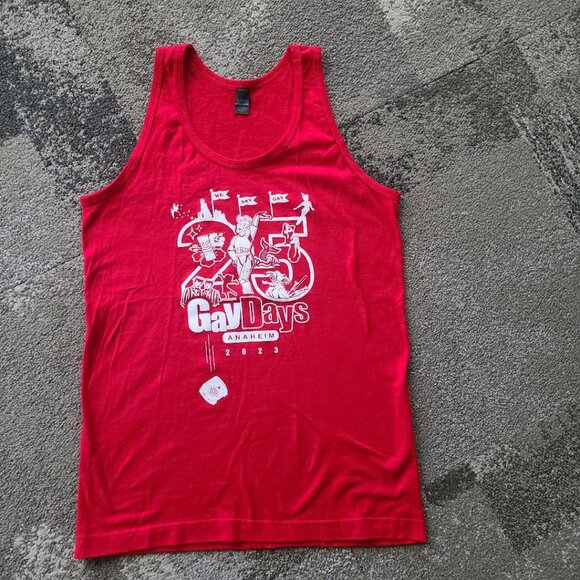 Gay Days GayDays Disneyland Anaheim 2023 Tank Top Small - LGBTQ Queer California - Picture 1 of 4